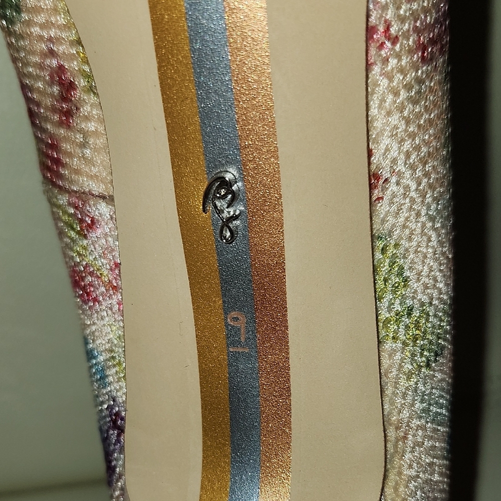 New - Sam Edelman "Hazel" Floral Sequin Heels - Picture 11 of 13